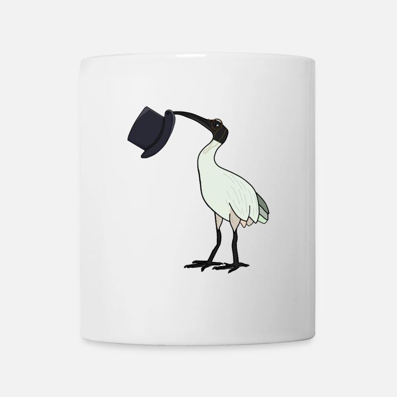 Ein Gentleman-Vintage Bin Chicken - Tasse - Weiß