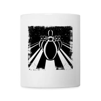 Kegel - Tasse - Weiß - Vorne