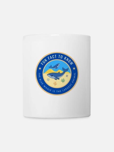 The blue whale is the largest animal - Mug - white