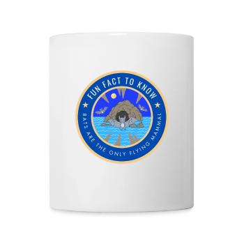 Bats are the only flying mammal - Mug - white - Front