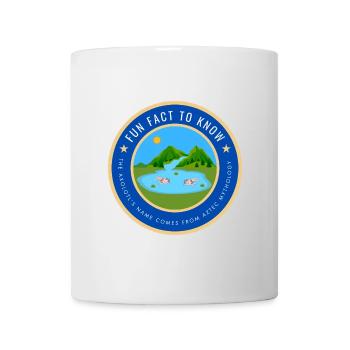 The axolotl's name comes from Aztec mythology - Mug - white - Front