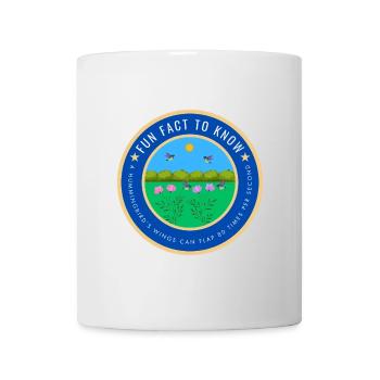A hummingbird's wings can flap 80 times per second - Mug - white - Front