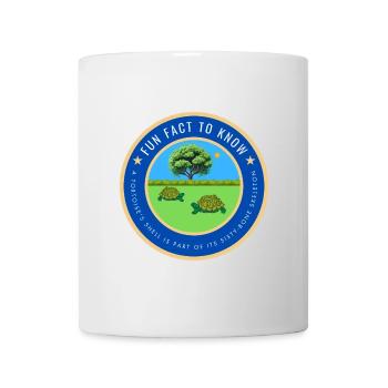 A tortoise fact - Mug - white - Front