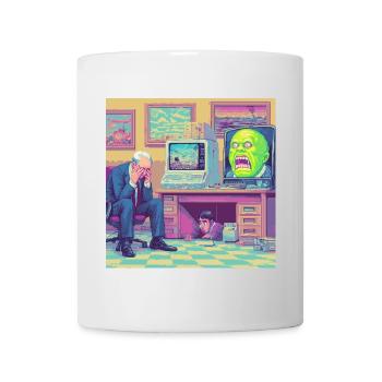 Level 99: Real Life ist mein Endgegner - Tasse - Weiß - Vorne