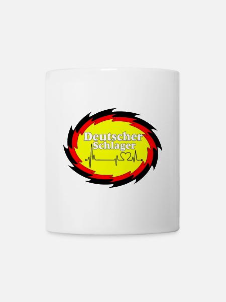 Schlager Party , Schlager , Deutscher Schlager .. - Tasse - Weiß