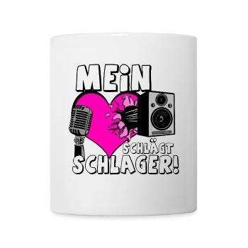 Schlager Party , Schlager Music , Schlager Heart... - Mug - white - Front