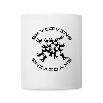 Skydiving - Tasse - Weiß - Vorne
