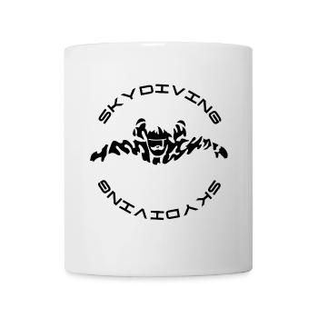 Parachutiste - Mug blanc - blanc - Devant