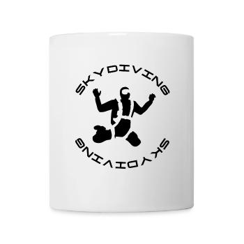 Parachutiste - Mug blanc - blanc - Devant