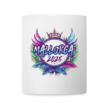 Mallorca 2025 Bunt - Tasse - Weiß - Vorne