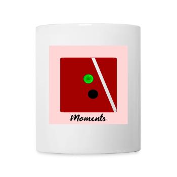 TENNIS-MOMENTE ENTSCHEIDENDE SEKUNDEN - Tasse - Weiß - Vorne