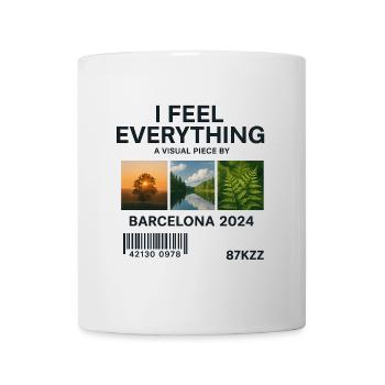 I Feel Everything: Visual Piece Barcelona - Mug - white - Front