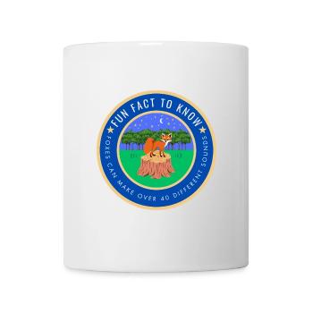 Foxes can make over 40 different sounds - Mug - white - Front