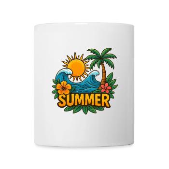 Summer Tropical Paradise Motif - Mug - white - Front