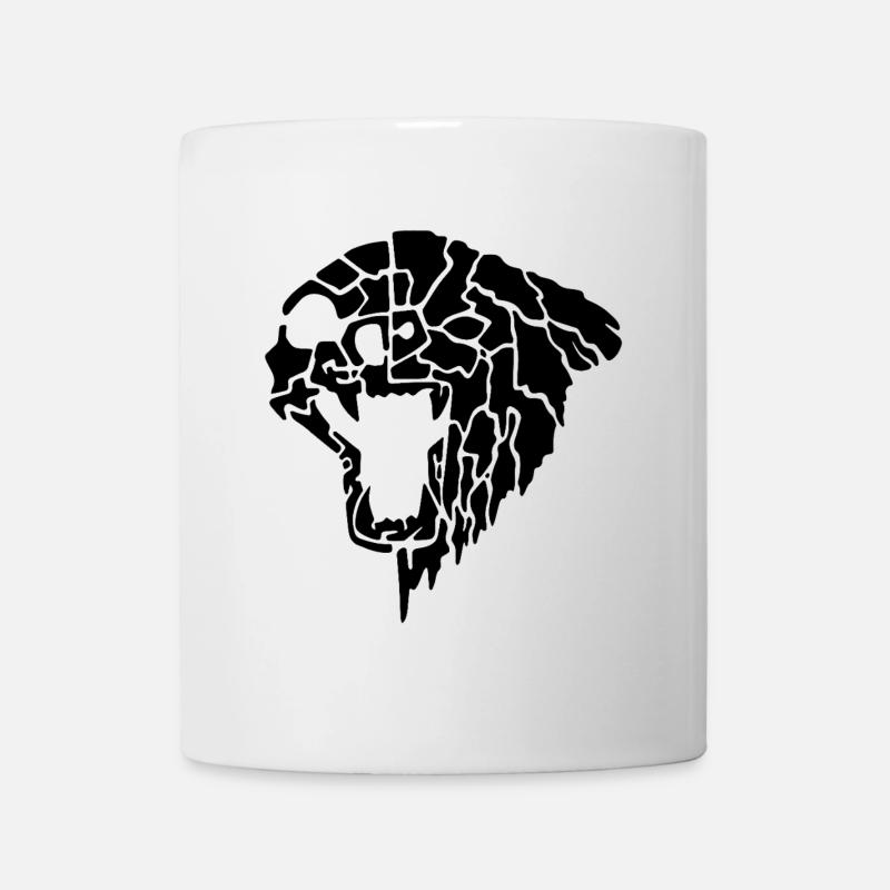 Ours tribal - Mug blanc - blanc
