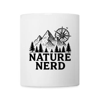 Nature Nerd Randonnée Montagnes - Mug blanc - blanc - Devant