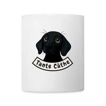 Schweißhund Tante Cäthe - Tasse - Weiß - Vorne