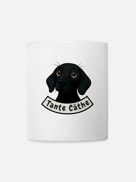 Schweißhund Tante Cäthe - Tasse - Weiß