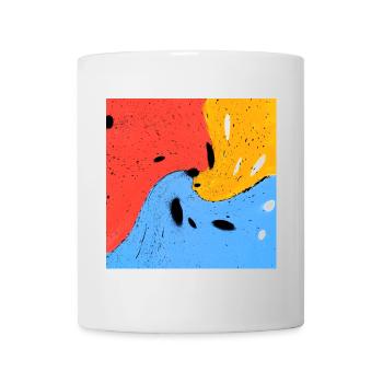 Verrückte Farben - Tasse - Weiß - Vorne