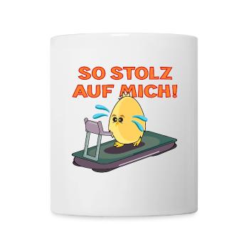 LAUFBAND LAUFEN ANFÄNGERIN - Tasse - Weiß - Vorne