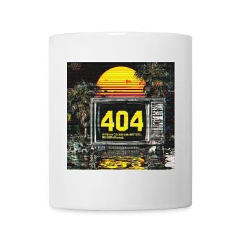 Error 404 – Motivation not found - Tasse - Weiß - Vorne
