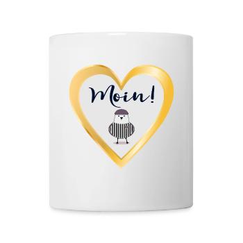 HERZ MOIN - MÖWE NORDDEUTSCHLAND - Tasse - Weiß - Vorne