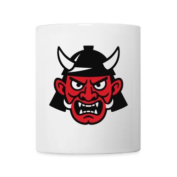 Samurai Devil - Tasse - Weiß - Vorne