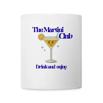 The Martini Club – Drink and Enjoy - Mug - white - Front