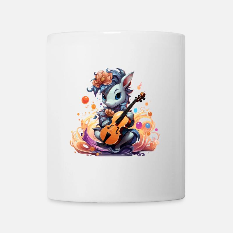 Cordes Mélancoliques Licorne - Mug blanc - blanc