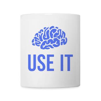 Dictons amusants pour les smartasses et les high-flyers - Mug blanc - blanc - Devant