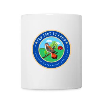 Kestrel fact - Mug - white - Front
