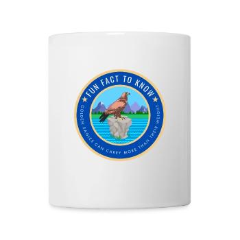 Golden Eagles can carry more than their weight - Mug - white - Front