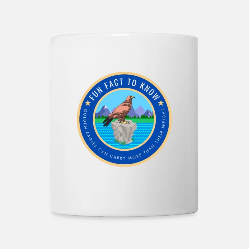 Golden Eagles can carry more than their weight - Mug - white
