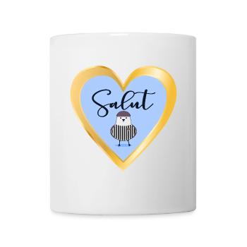 Seagull Salut in France - Mug - white - Front