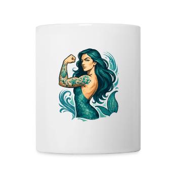 Strong Mermaid Mermaid Mermaid Aquarius Gift - Mug - white - Front