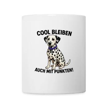 Dalmatian with Purple Collar - Mug - white - Front