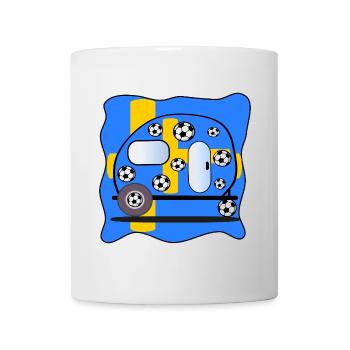 Suède Camping Football - Mug blanc - blanc - Devant