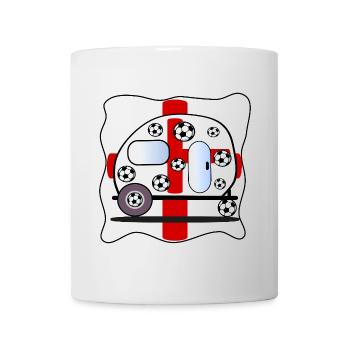 SOCCER CAMPING ENGLAND - Tasse - Weiß - Vorne