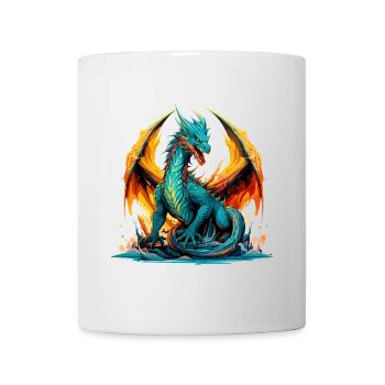 Dragon Fantasy Magic Mysticism Mythology Creature - Mug - white - Front