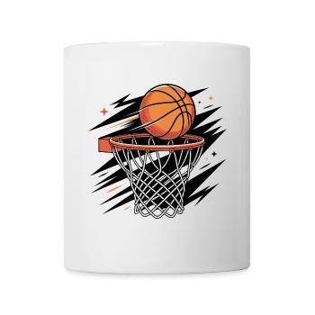 Ich liebe Basketball - Tasse - Weiß - Vorne