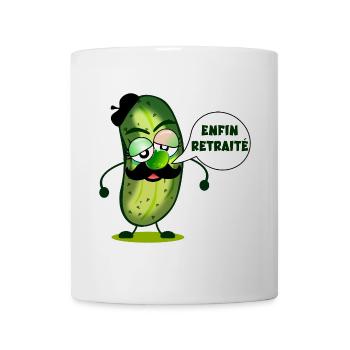 Enfin Retrait Cornichons - Mug blanc - blanc - Devant