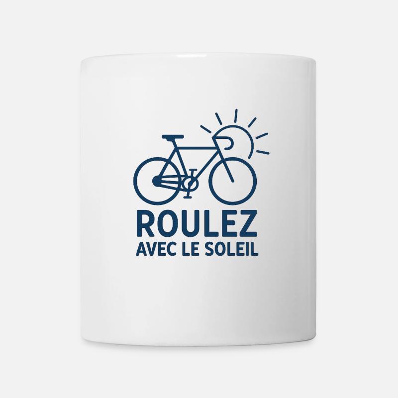 Été à vélo - Mug blanc - blanc