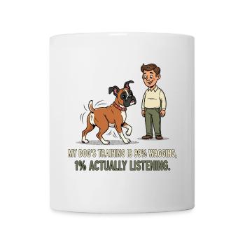 Das Training meines Hundes... - Tasse - Weiß - Vorne