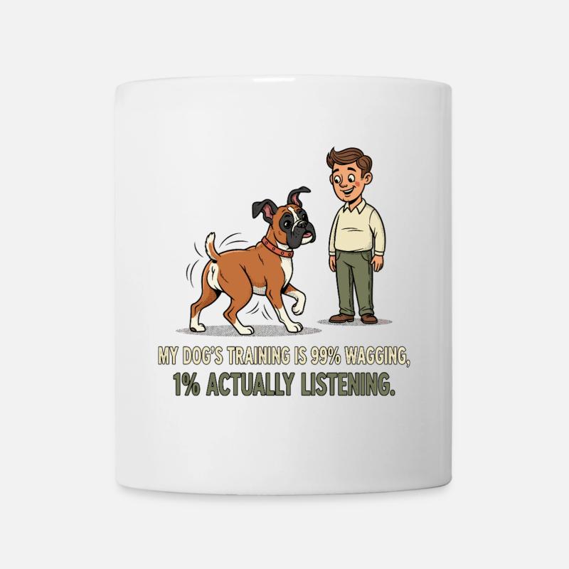 Das Training meines Hundes... - Tasse - Weiß