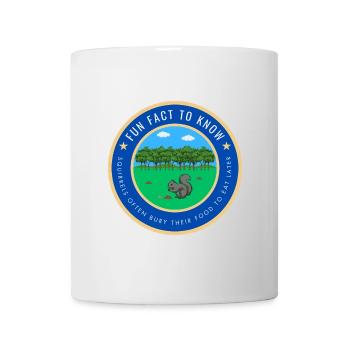 Fun Squirrel Fact - Mug - white - Front