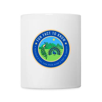 Peacock Fact  - Mug - white - Front