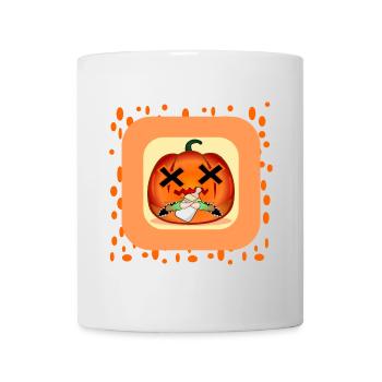 CITROUILLE D’HALLOWEEN BÉBÉ - Mug blanc - blanc - Devant