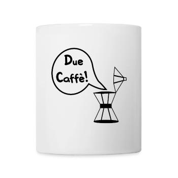 Due Caffè - Espressi Espresso - Mug blanc - blanc - Devant