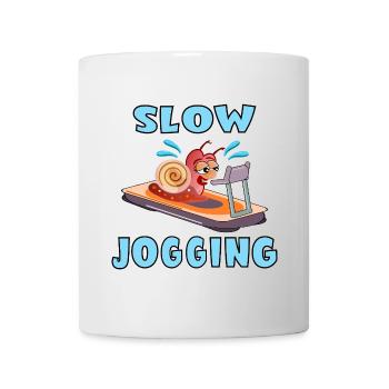 LANGSAM JOGGENDE SCHNECKE LÄUFT - Tasse - Weiß - Vorne