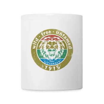 50. Geburtstag Rocking the crowd since 09/1975 - Tasse - Weiß - Vorne